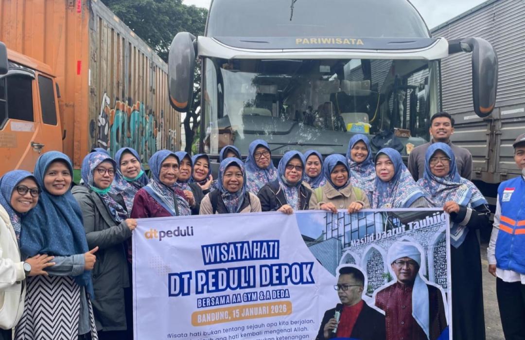 DT Peduli Depok Gelar Wisata Rohani ke DT Bandung 