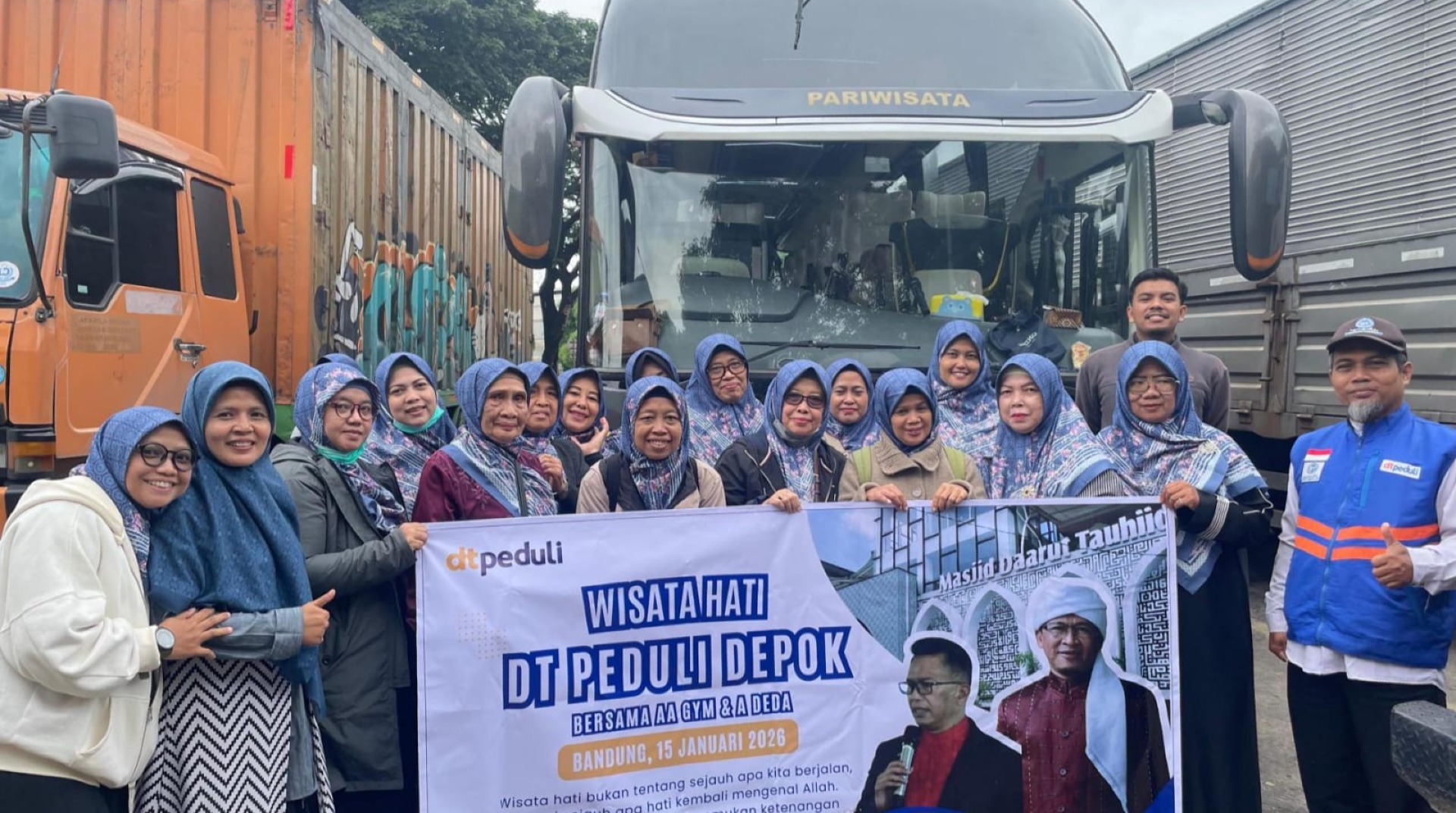 DT Peduli Depok Gelar Wisata Rohani ke DT Bandung 