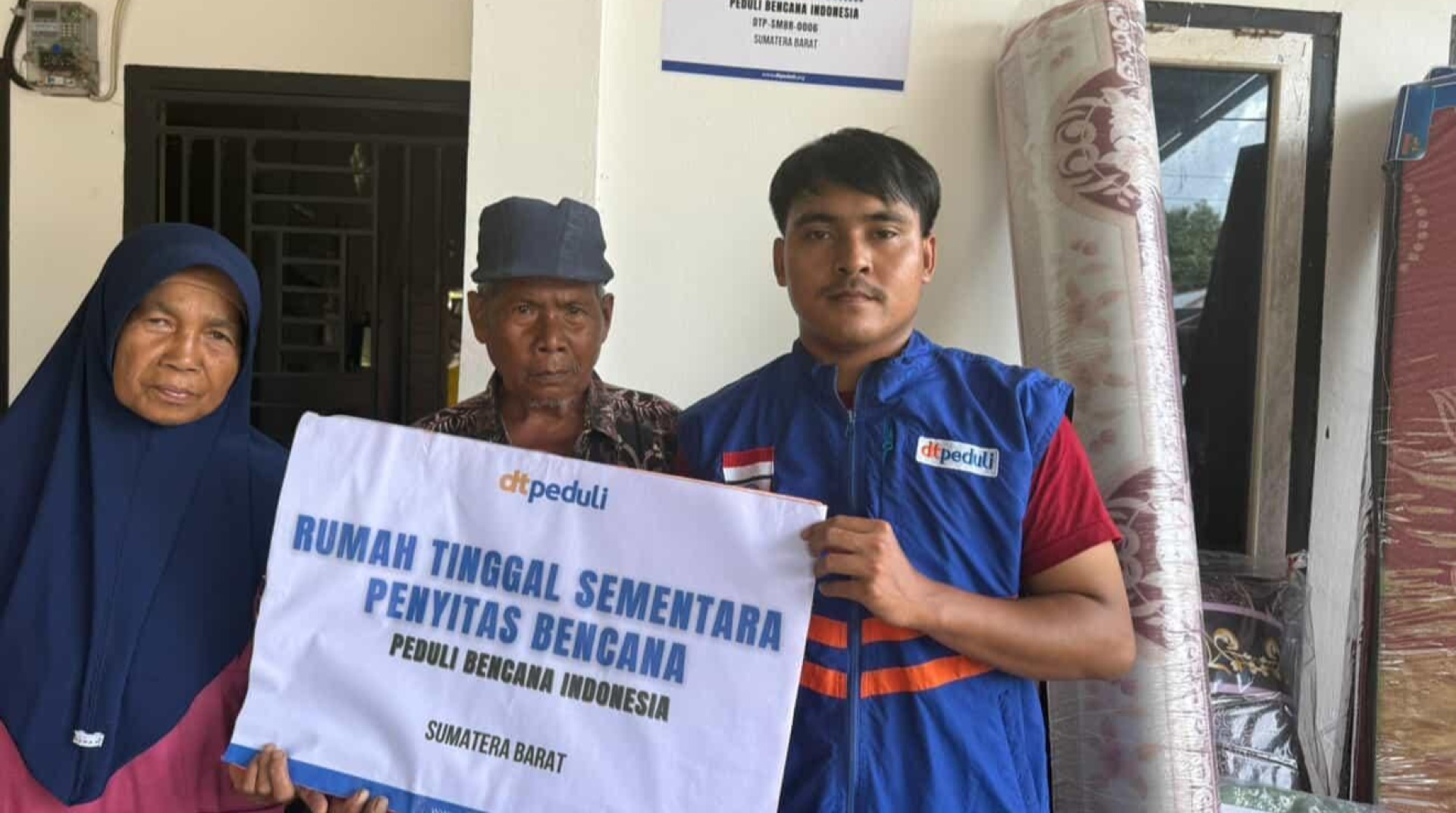 DT Peduli Sumatera Barat Hadirkan Rumah Tinggal Sementara Penyintas Bencana 