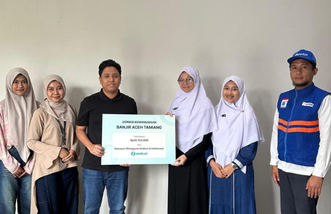 PT. Seakun Global Teknologi Deli Serdang Salurkan Donasi Banjir Aceh Tamiang Melalui DT Peduli 