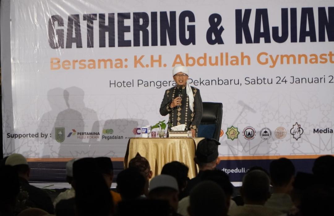 DT Peduli Riau Gelar Gathering dan Kajian Tauhid Bersama Donatur, Aa Gym Tekankan Makna Ikhlas dan Bahagia