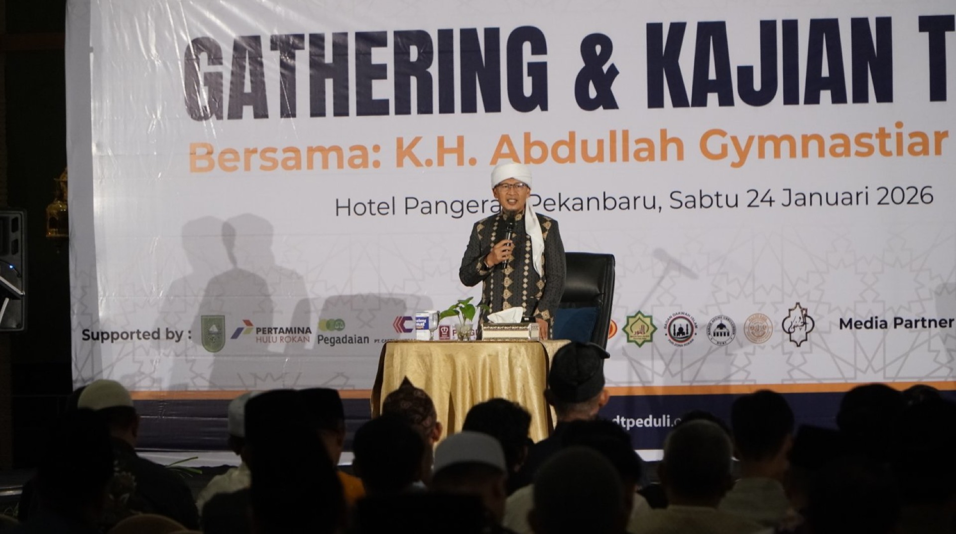 DT Peduli Riau Gelar Gathering dan Kajian Tauhid Bersama Donatur, Aa Gym Tekankan Makna Ikhlas dan Bahagia