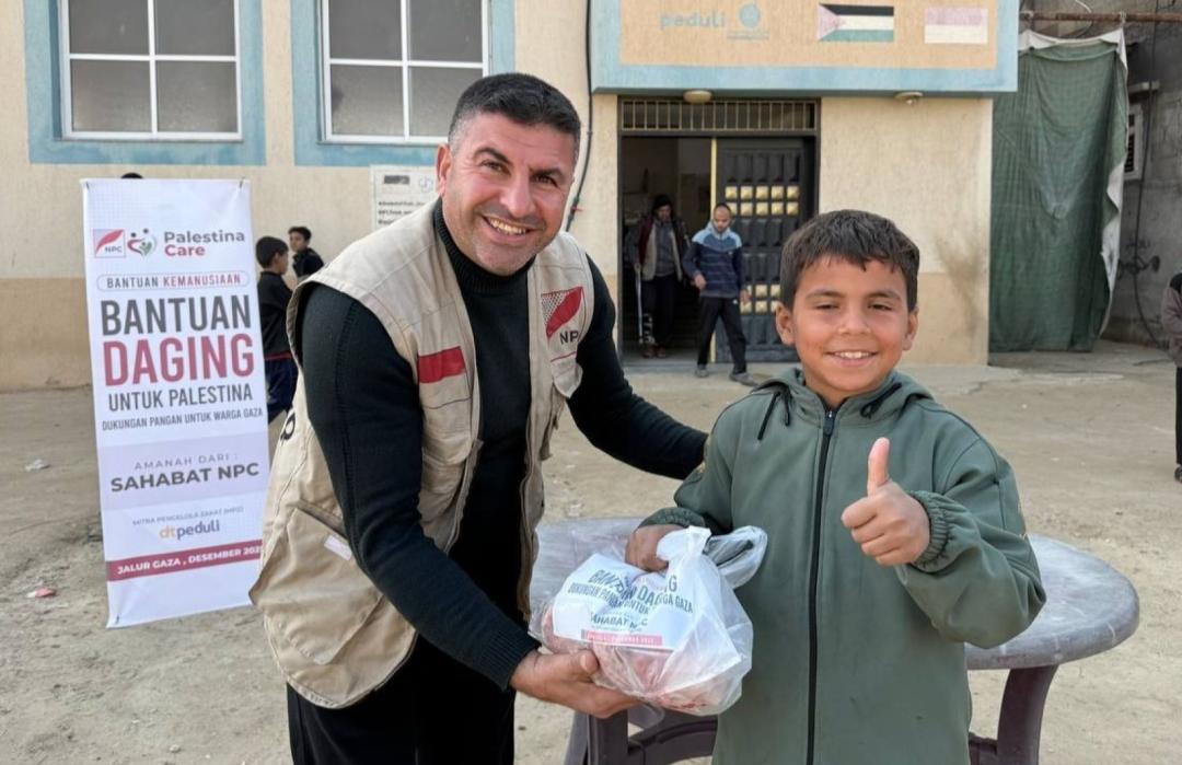 DT Peduli Bersama NPC Salurkan 500 Kg Daging Segar untuk Warga Gaza