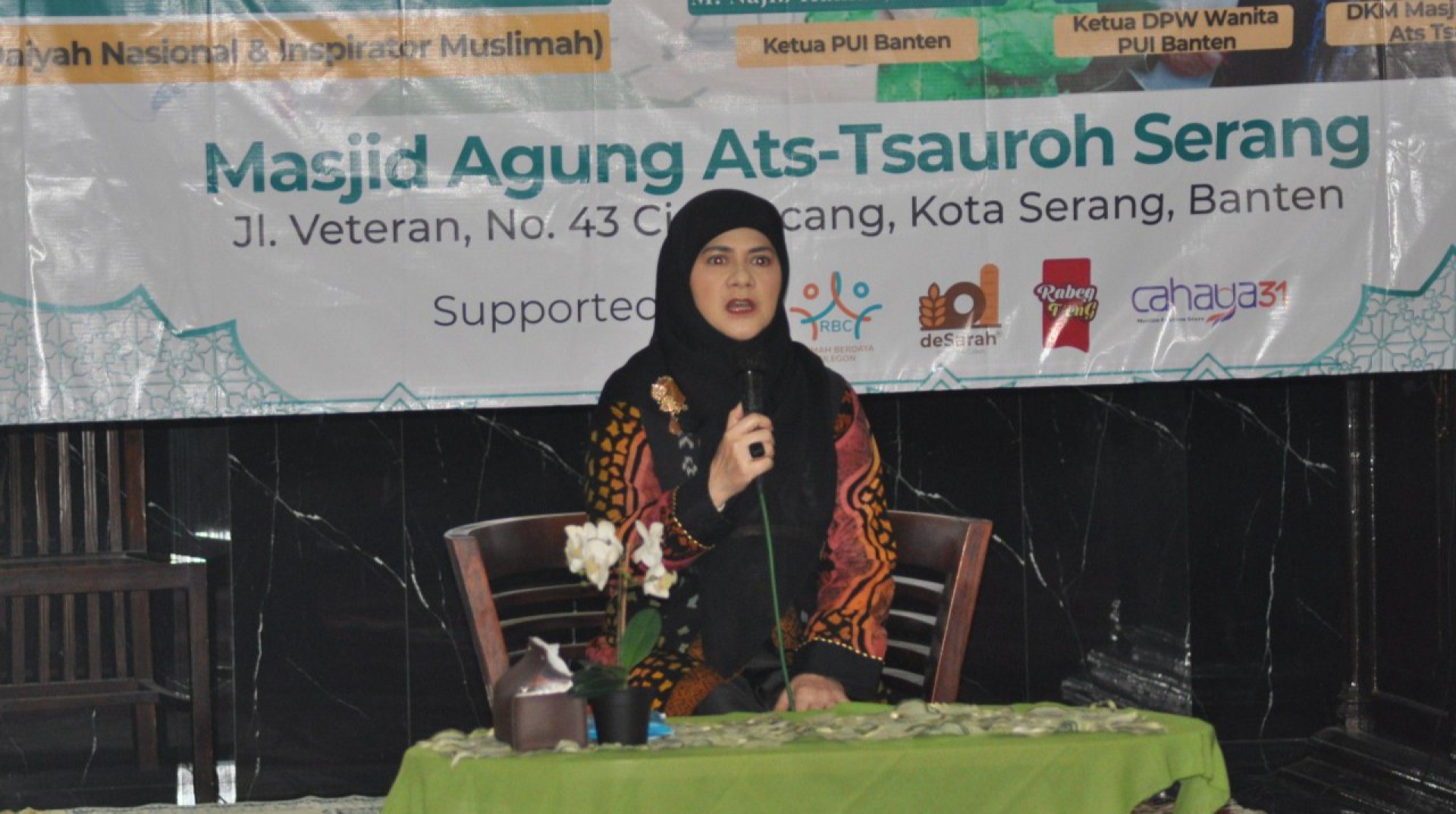 DT Peduli Serang Gelar Safari Dakwah Tarhib Ramadhan 1447 H Bersama Bunda Astri Ivo