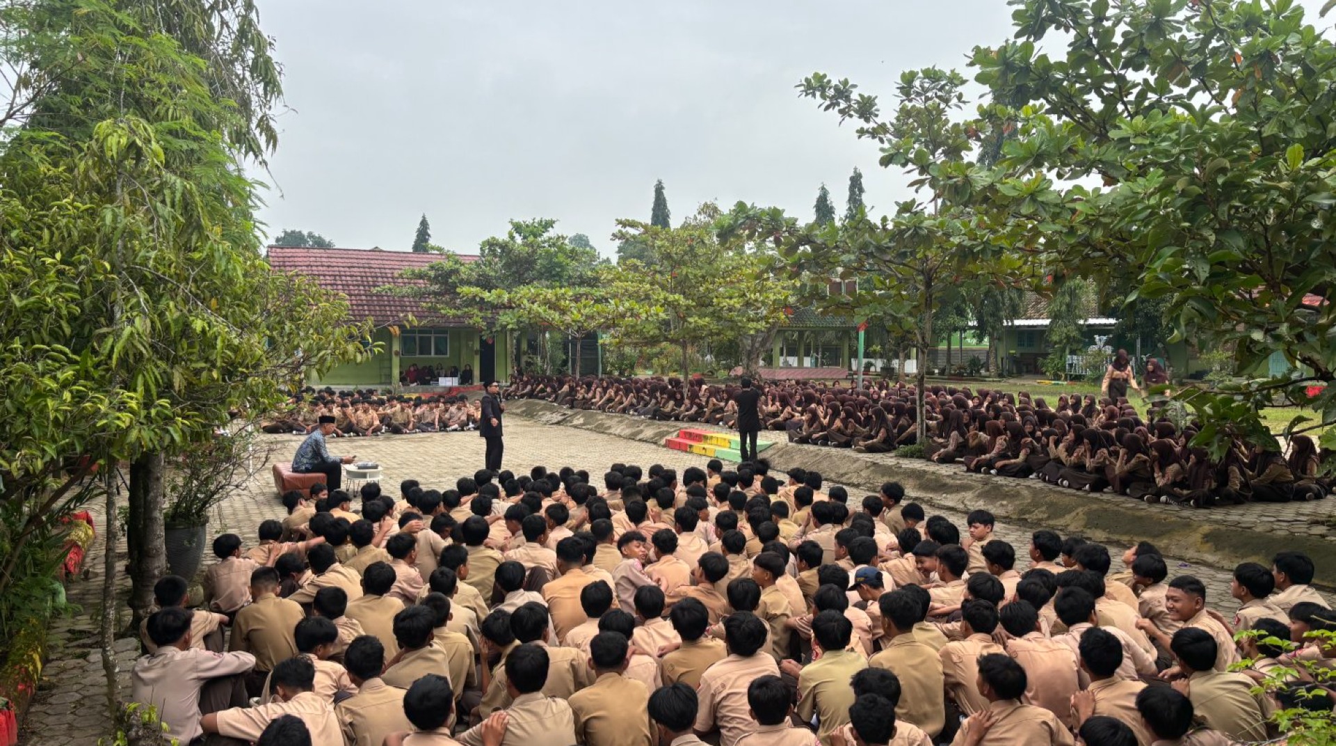 600 Siswa SMPN 9 Metro Ikuti MMQ DT Peduli, Sambut Ramadhan dengan Semangat Perbaiki Diri   