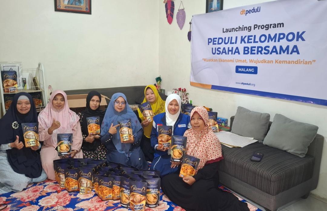 DT Peduli Malang Dorong Kemandirian Pelaku UMKM dengan Launching Program Kelompok Usaha Bersama Olahan Tempe 