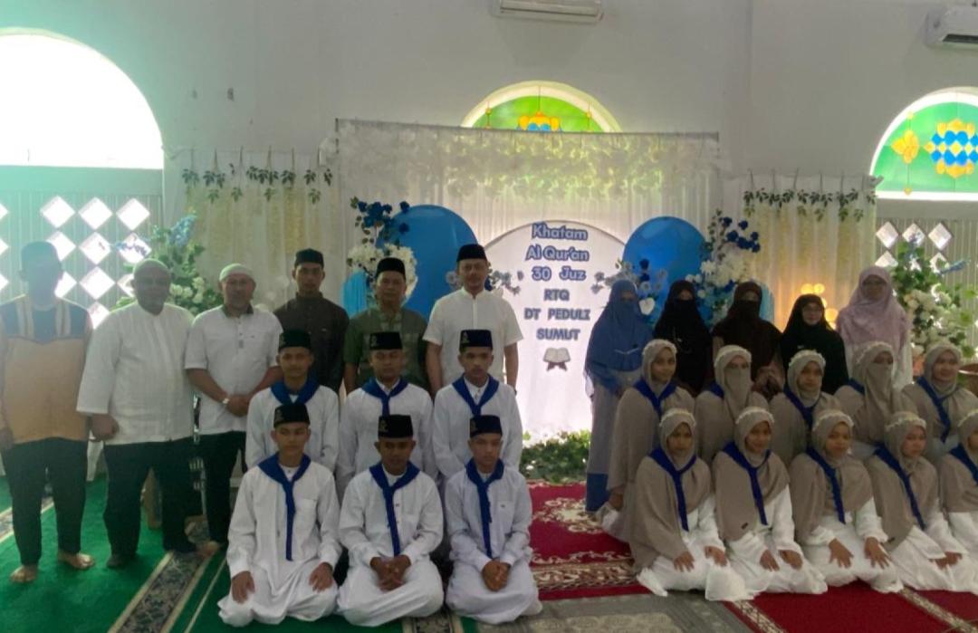  DT Peduli Sumut Gelar Khotmil Qur’an 30 Juz untuk Santri Program RTQ 