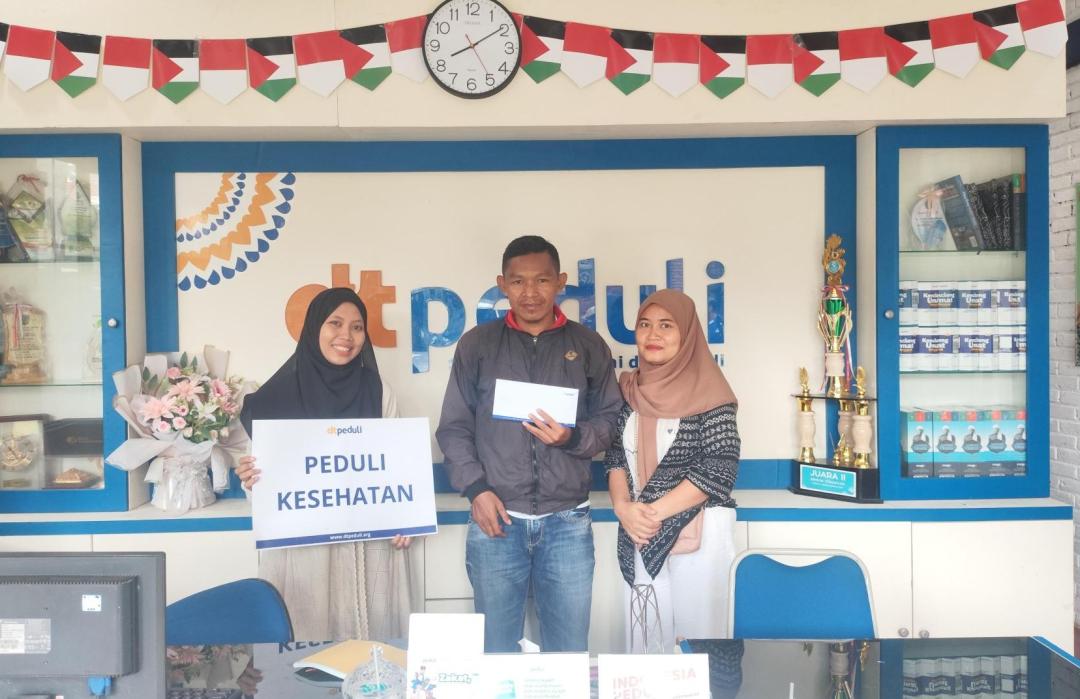 DT Peduli Jateng Salurkan Bantuan Biaya Donor Darah untuk Muhammad Makmur Pascaoperasi Jantung