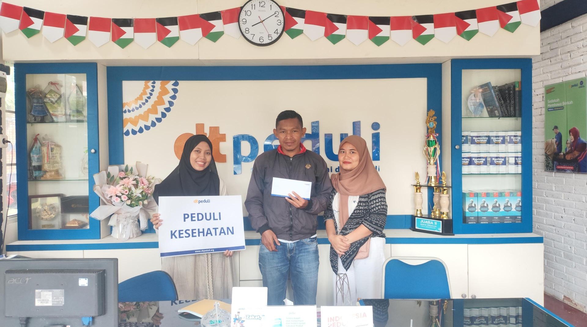 DT Peduli Jateng Salurkan Bantuan Biaya Donor Darah untuk Muhammad Makmur Pascaoperasi Jantung