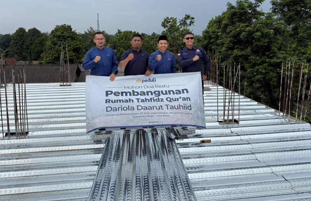 DT Peduli Targetkan Pembangunan Rumah Tahfidz Dariola Bogor Rampung Juni 2026 