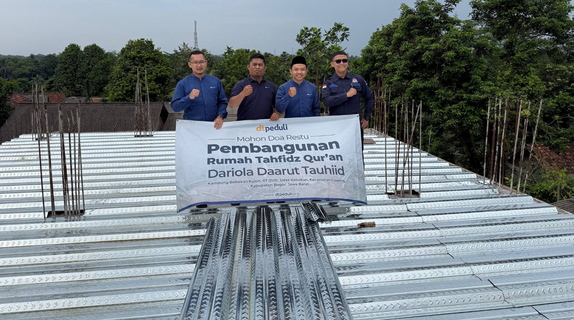 DT Peduli Targetkan Pembangunan Rumah Tahfidz Dariola Bogor Rampung Juni 2026 