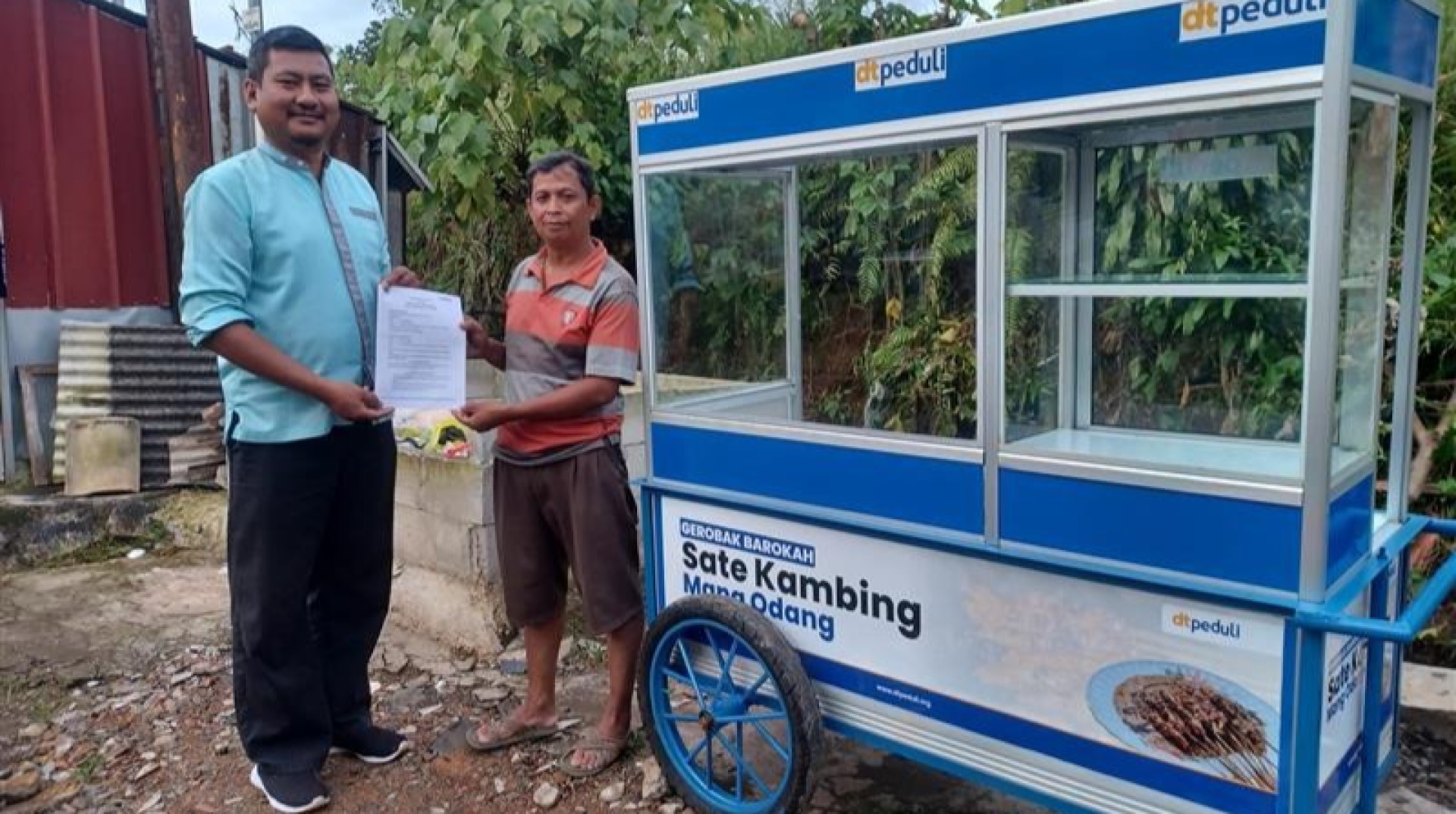 DT Peduli Bogor Perkuat Ekonomi Produktif Melalui Program Gerobak Barokah