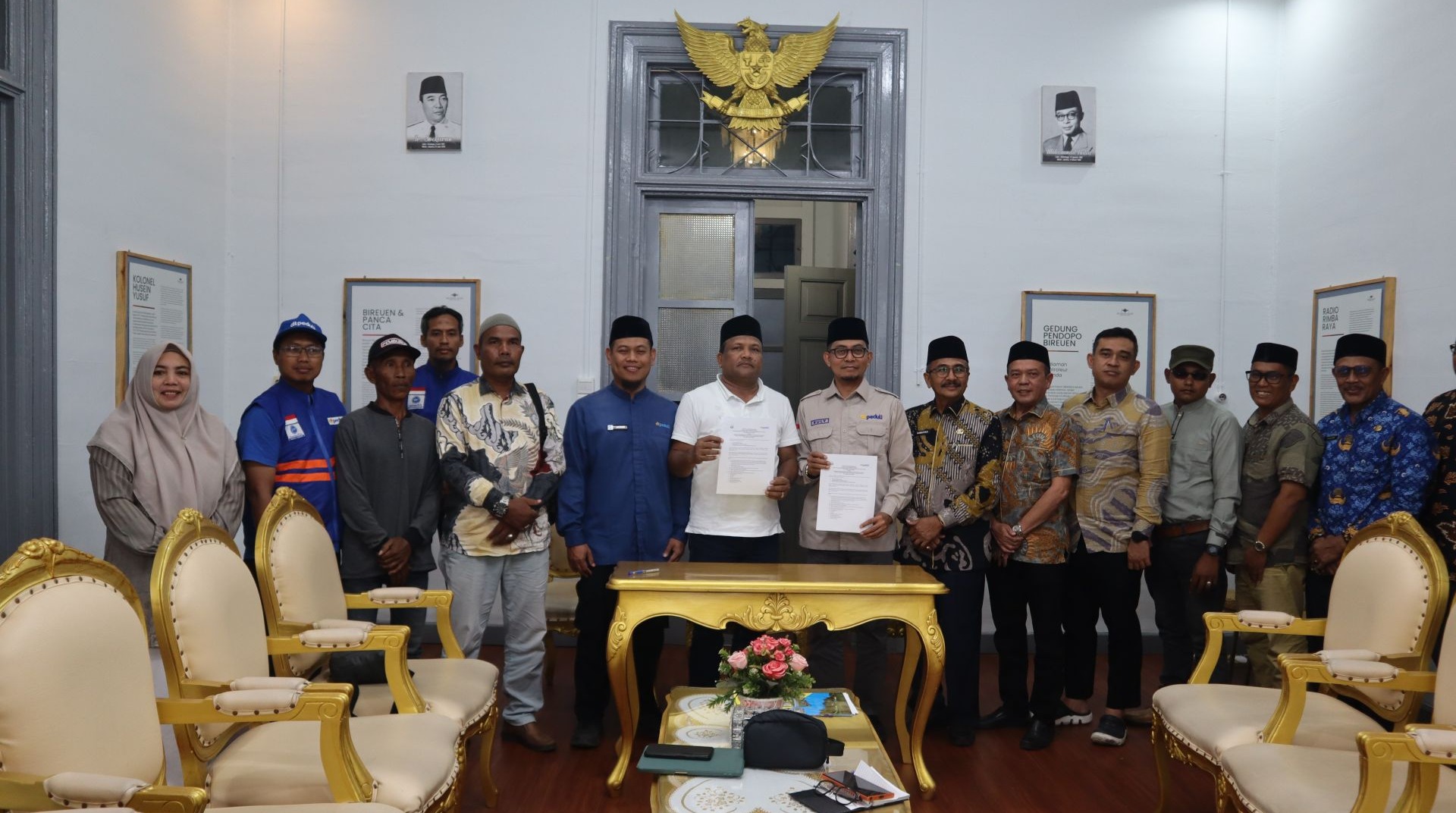 DT Peduli dan Pemkab Bireuen Sepakati Pembangunan 45 Hunian Tetap untuk Penyintas Bencana  