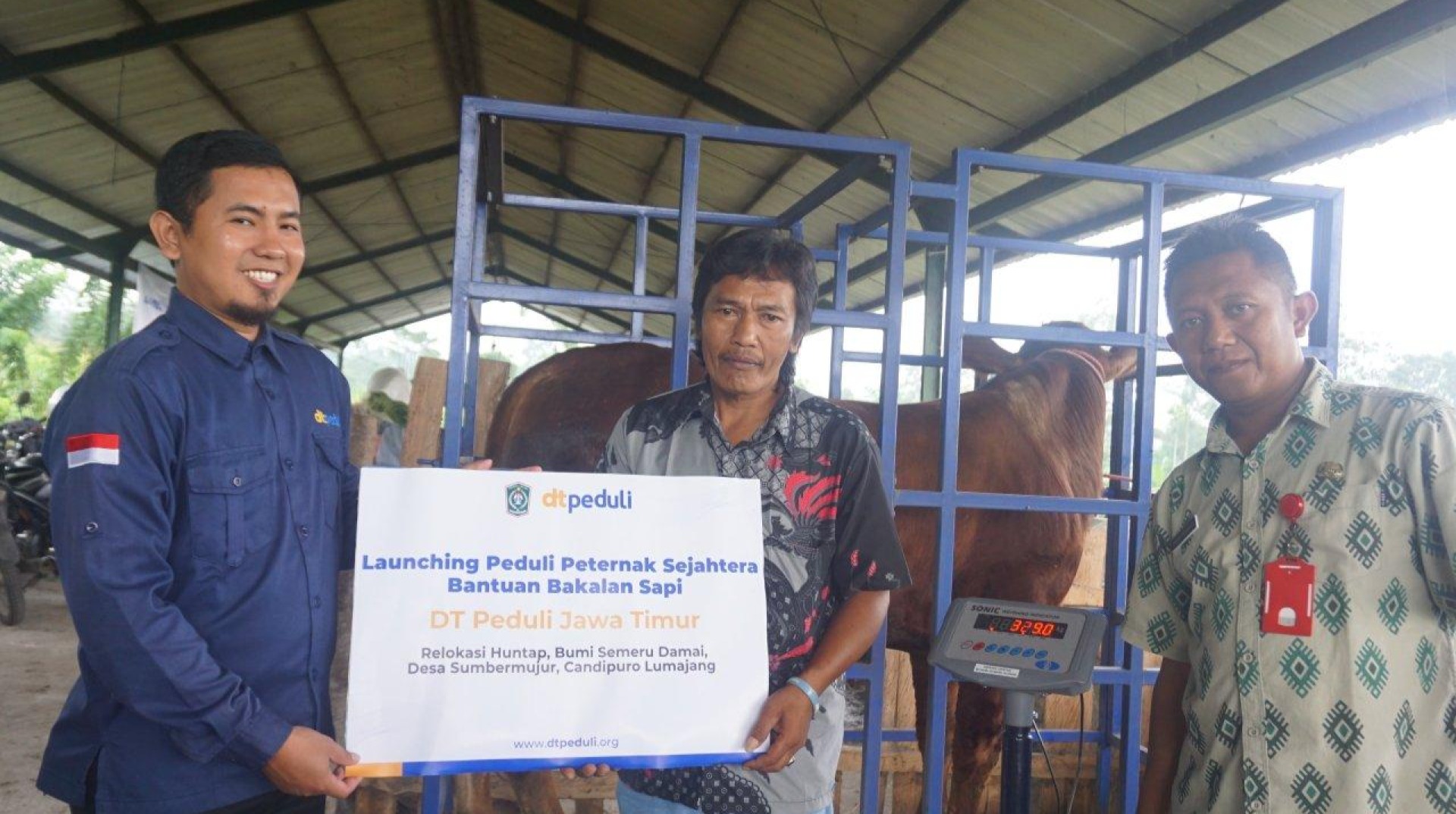 Salurkan Program Peduli Peternak Sejahtera, DT Peduli Jatim Dukung Pemulihan Ekonomi Penyintas Semeru