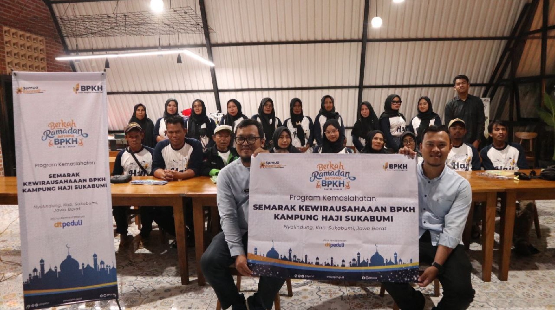 Bangun Kemandirian Ekonomi, DT Peduli Sukabumi dan BPKH Gelar Pelatihan Kewirausahaan untuk Warga Kampung Haji 