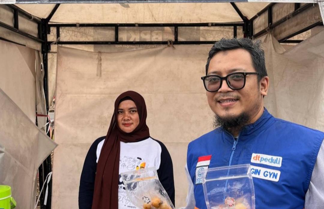 Menuju Desa Sejahtera, DT Peduli Sukabumi Monitoring Program UMKM Kampung Haji BPKH pada Event Ramadhan 1447 H 