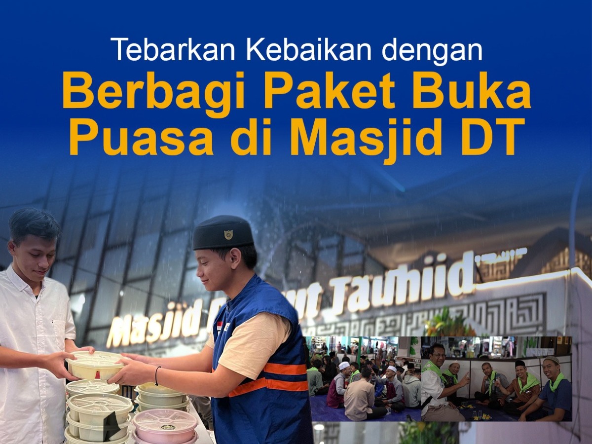 Tebarkan Kebaikan dengan Berbagi Paket Buka Puasa di Masjid Daarut Tauhiid