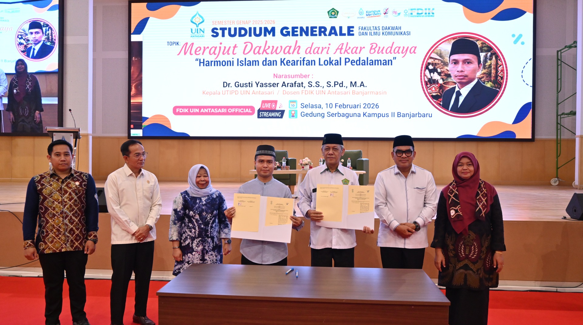 Perkuat Literasi ZIS dan MBKM, DT Peduli Kalsel Jalin Kerja Sama Strategis dengan FDIK UIN Antasari