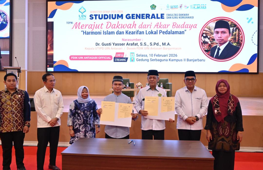 Perkuat Literasi ZIS dan MBKM, DT Peduli Kalsel Jalin Kerja Sama Strategis dengan FDIK UIN Antasari