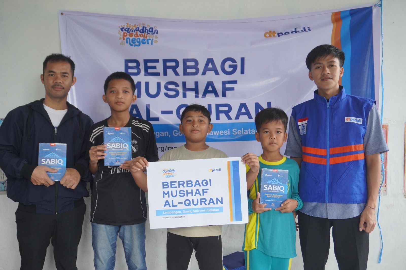 Cetak Generasi Qurani, DT Peduli Sulsel Tebar Sabiq (Iqro) di Kabupaten Gowa  