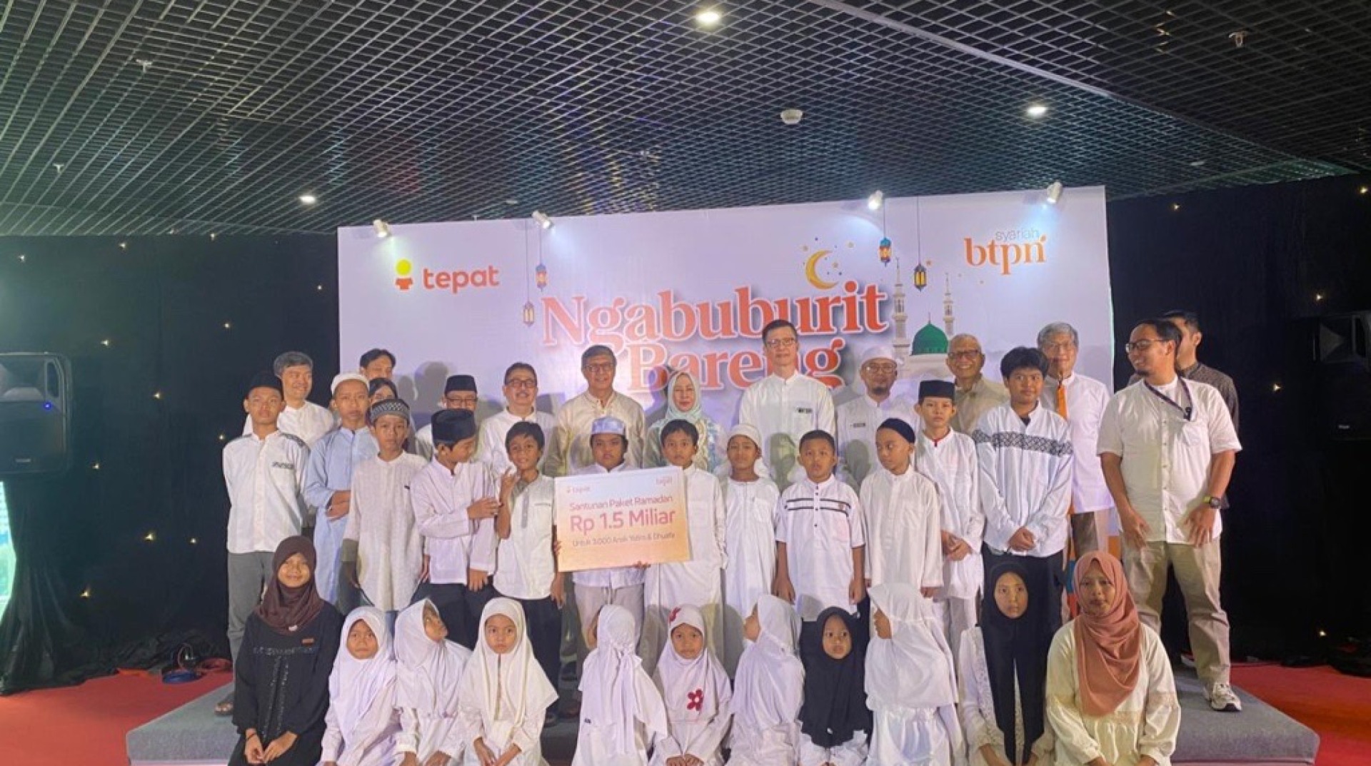 Ramadhan Bermakna, DT Peduli Jakarta Bersama BTPN Syariah Gelar Acara Buka Puasa dan Santuni Anak Yatim 