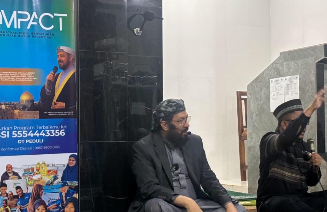 DT Peduli Metro Gelar Safari Dakwah Bersama Syeikh DR. Abdullah dari Palestina di Masjid Al Wahtoniah 