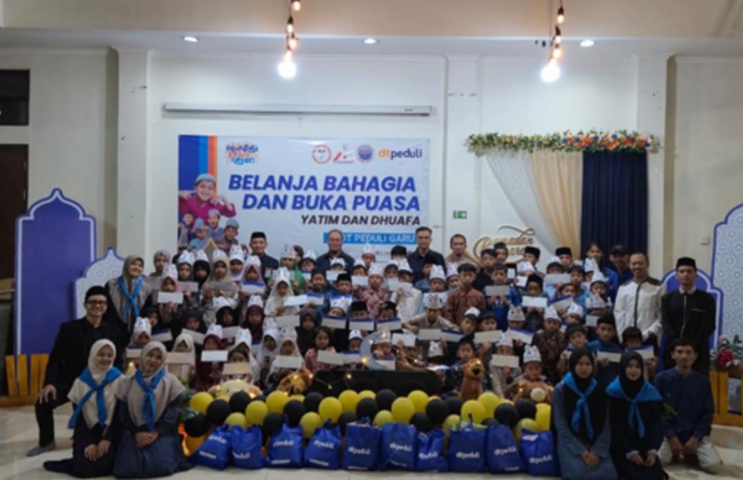 Hadirkan Senyum Anak-anak Yatim dan Dhuafa, DT Peduli dan LAZ Panas Bumi Darajat Gelar Belanja Bahagia  
