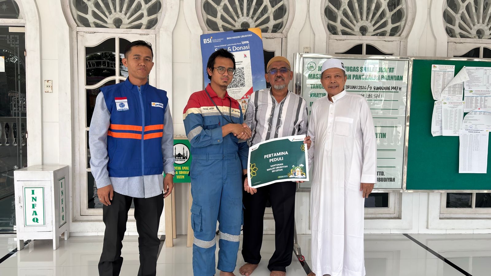 DT Peduli Sumut dan PT. Pertamina Gas Salurkan Bantuan Uang Tunai di Kabupaten Serdang Bedagai 