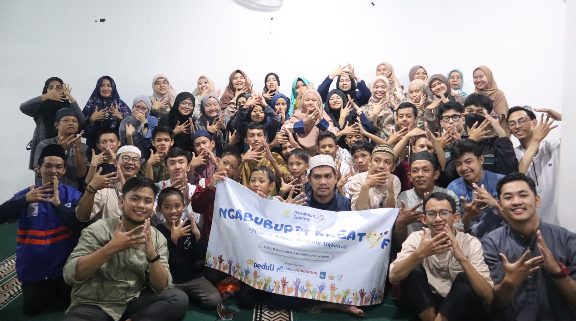 Motivasi Anak Tuli, DT Peduli dan Panangan Suminar Gelar Ngabuburit Kreatif di Rumah Qur’an Isyaroh 