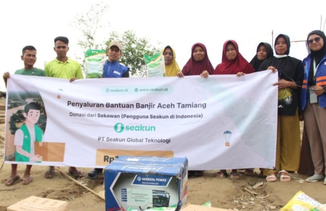 Sinergi dengan PT. Seakun Global Teknologi, DT Peduli Sumut Salurkan Bantuan di Kampung Sekumur, Aceh Tamiang 