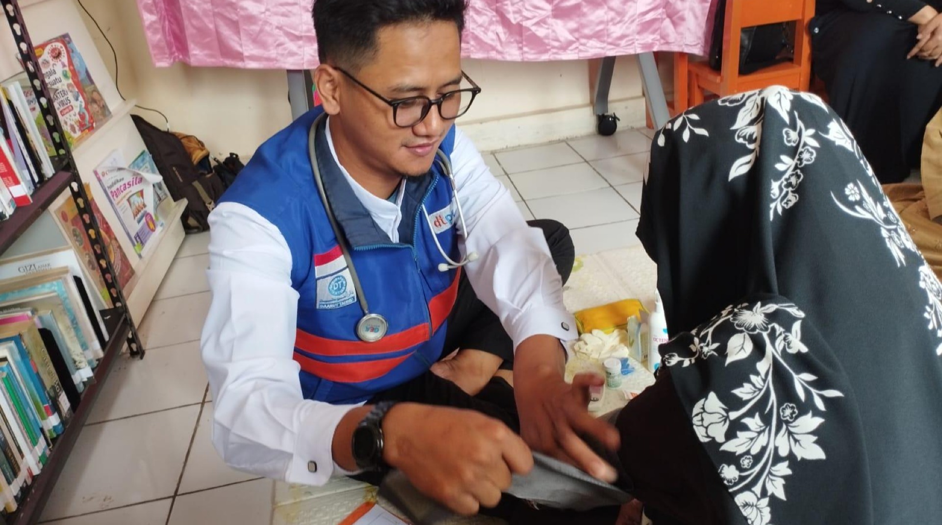 DT Peduli Cianjur Gelar Kajian Rutin dan Cek Kesehatan Gratis di Kampung Barulega,  Cugenang