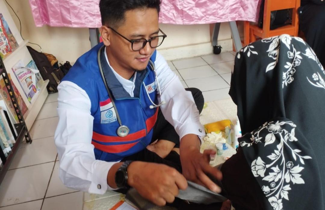 DT Peduli Cianjur Gelar Kajian Rutin dan Cek Kesehatan Gratis di Kampung Barulega,  Cugenang