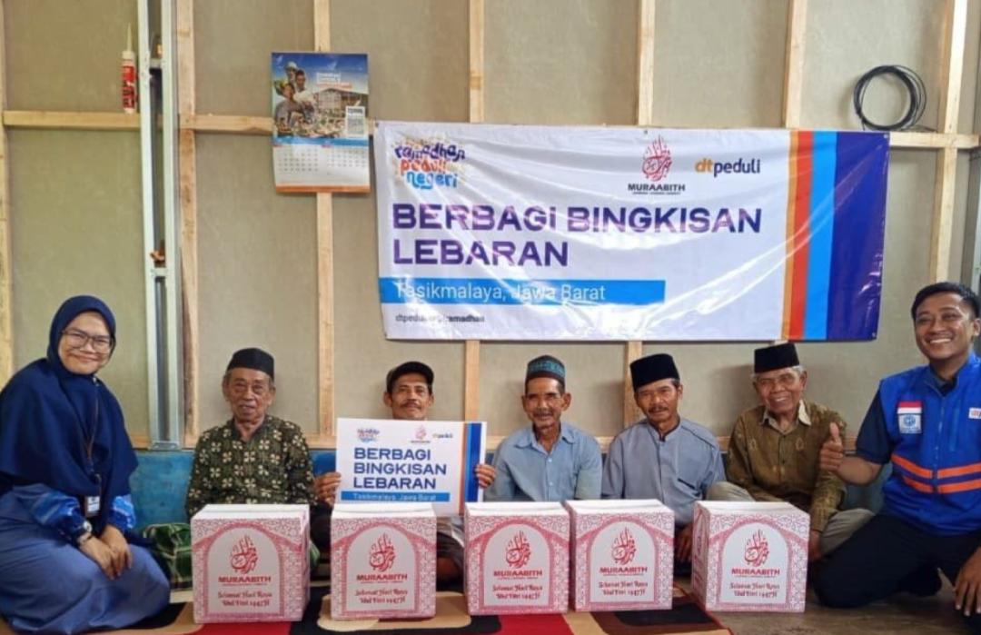DT Peduli Tasikmalaya Tebar Paket Bingkisan Lebaran Bersama Muraabith 