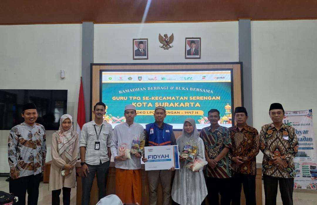 DT Peduli Solo Salurkan Fidyah untuk Guru TPQ Se-Kecamatan Serengan