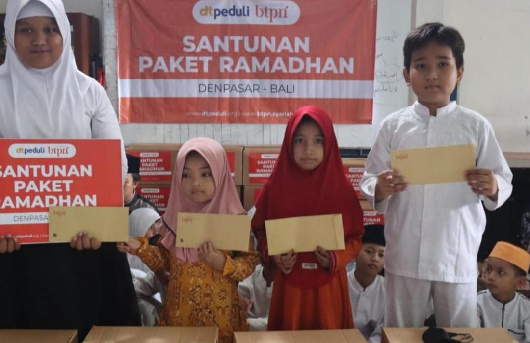 DT Peduli Mataram dan BTPN Syariah Hadirkan Senyum Anak Yatim dan Dhuafa di Denpasar, Bali