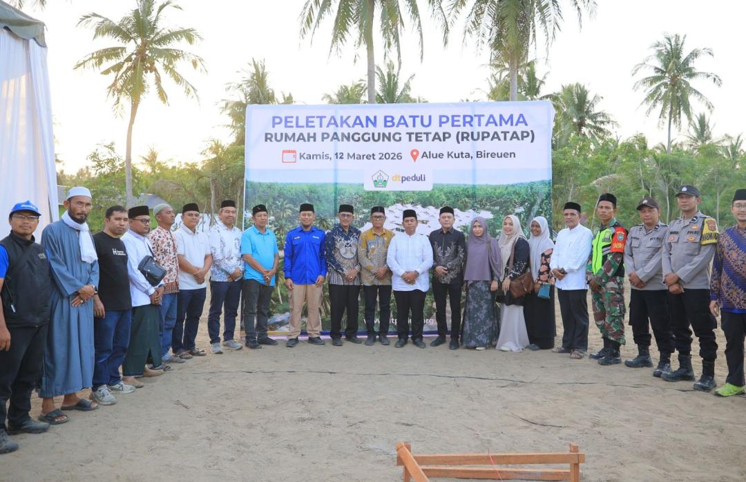 DT Peduli Laksanakan Groundbreaking Rupatap bagi Warga Bireuen 