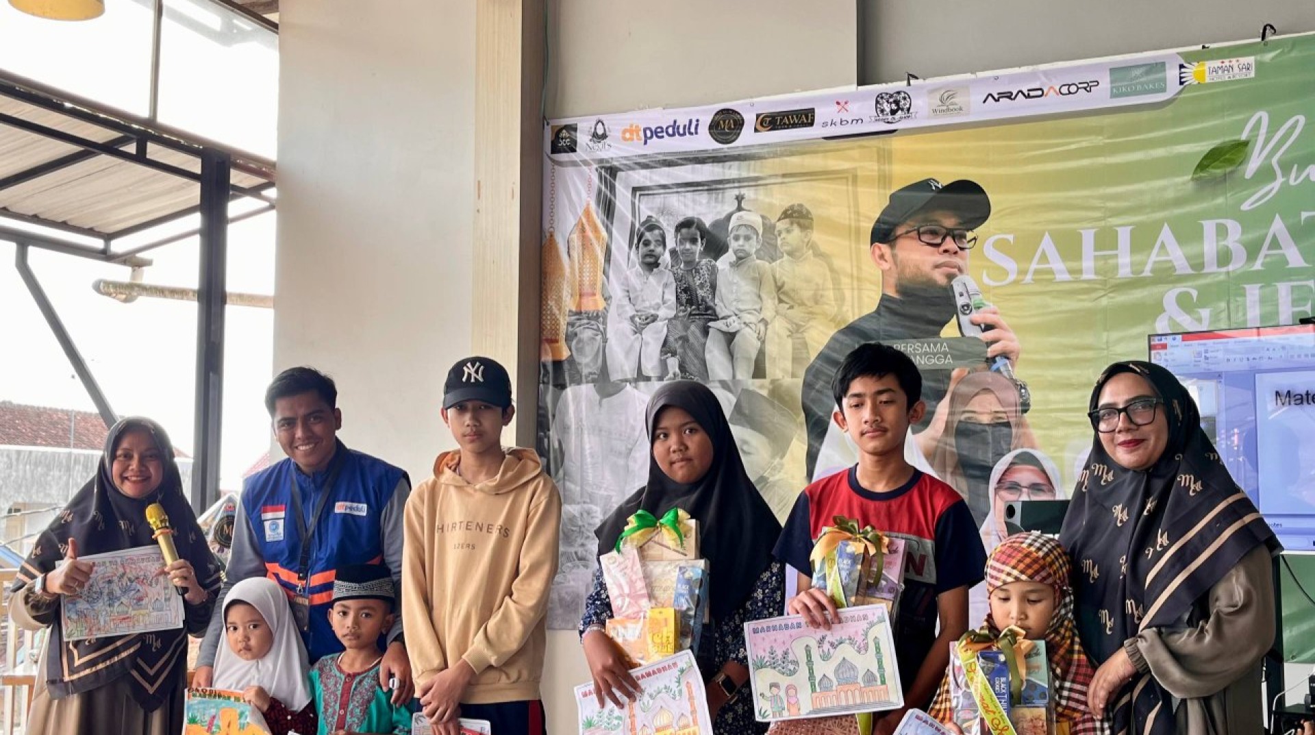 DT Peduli Sukabumi Kerja Sama dengan Jamaah Majelis Almarwah, Kiko Bakes, SKBM Cafe dan Resto, Gelar Acara untuk Bahagiakan Anak Yatim 