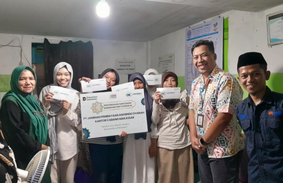 DT Peduli Sulsel dan Askrindo Syariah Salurkan Santunan dan Bingkisan Lebaran untuk Panti Asuhan dan Warga Prasejahtera