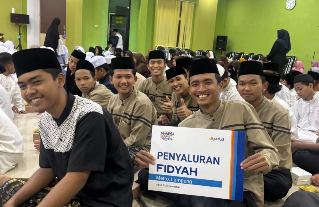 DT Peduli Metro Salurkan Fidyah untuk Siswa TPA, Pondok Pesantren, dan Panti Asuhan 