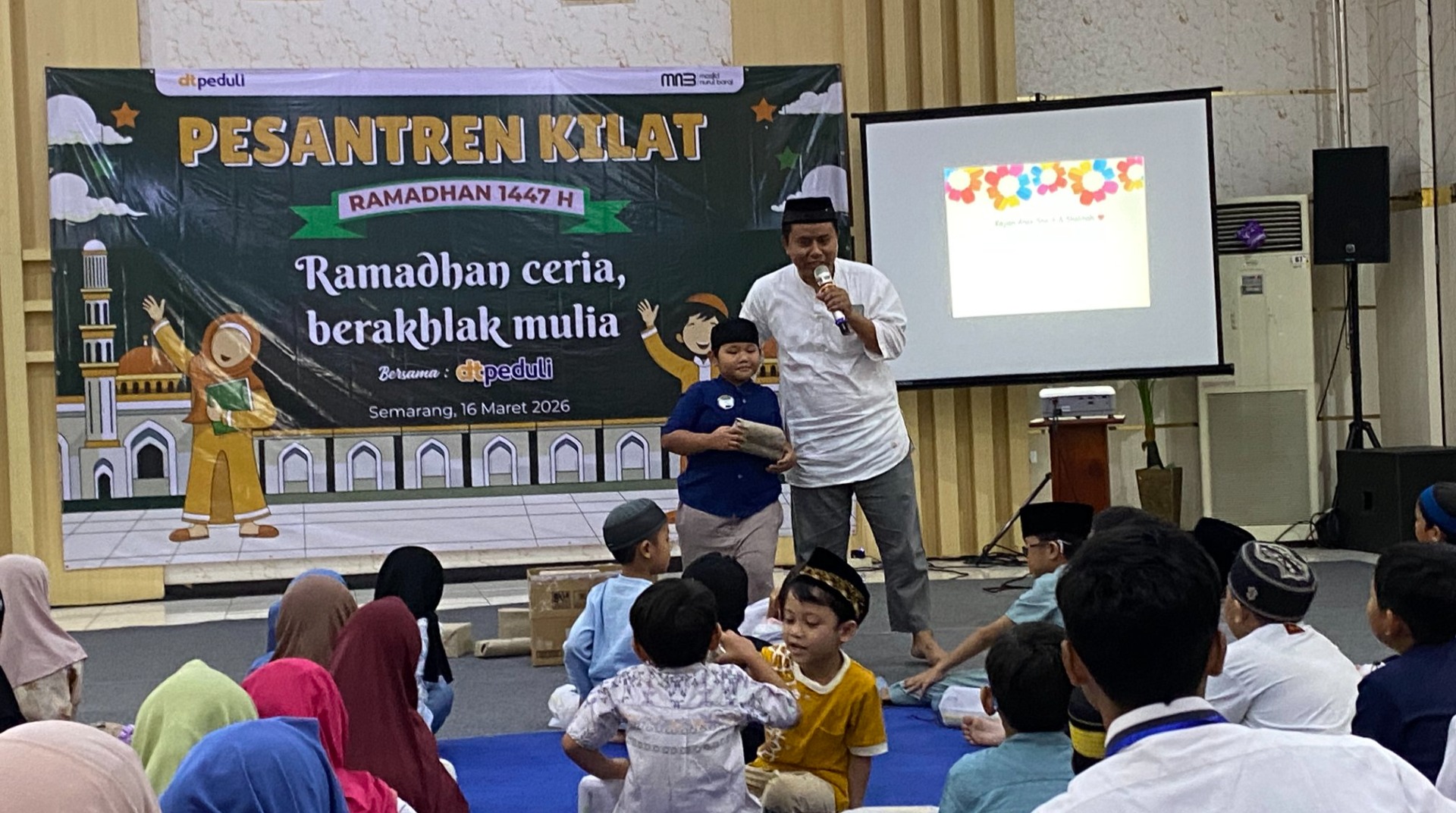 DT Peduli Jawa Tengah dan Masjid Nurul Barqi PT. PLN Indonesia Power UBP Gelar Pesantren Kilat 