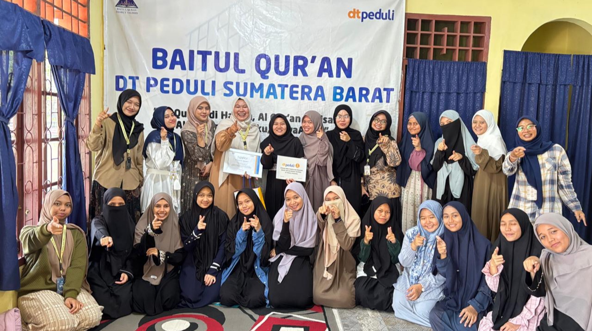 DT Peduli Sumbar Gelar Edukasi Kesehatan Mental Bersama Padang Sehat di Rumah Tahfidz Qur’an 