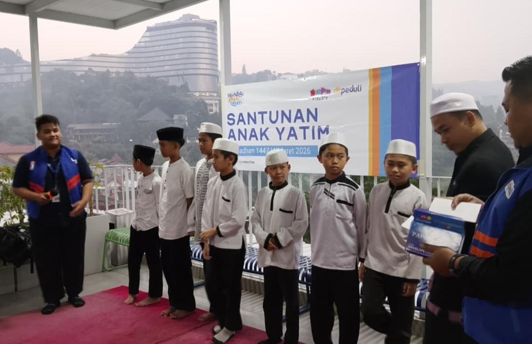 DT Peduli Bandung Salurkan Santunan untuk Anak Yatim Piatu Yayasan Baabussalam di HomPim Play
