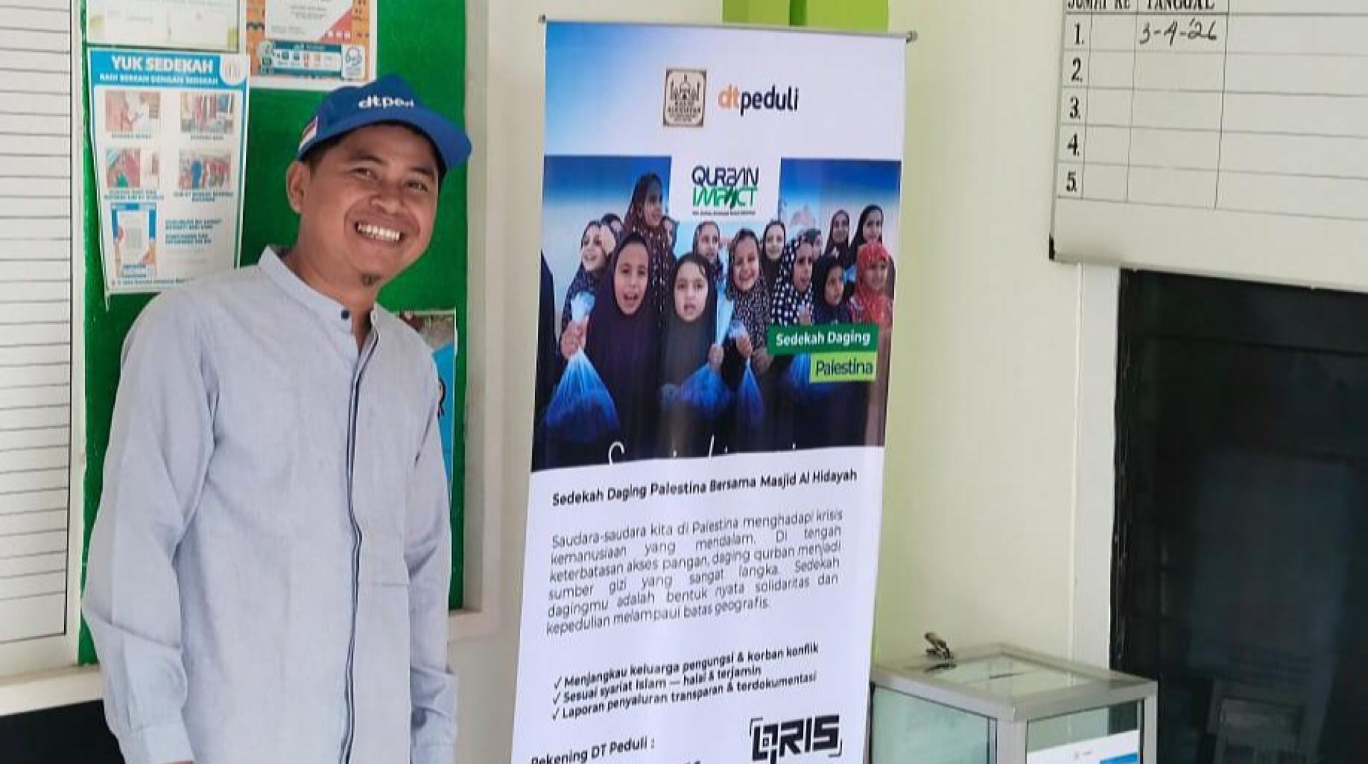 DT Peduli Metro dan Masjid Al-Hidayah Perkuat Sinergi dengan Program Sedekah Daging untuk Palestina