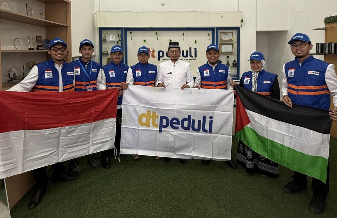 DT Peduli Lepas Relawan untuk Misi GSF 2.0 ke Gaza 
