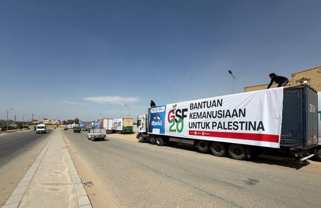 Pelepasan Konvoi GSF 2.0, 24 Truk Bantuan Siap Tembus Gaza 