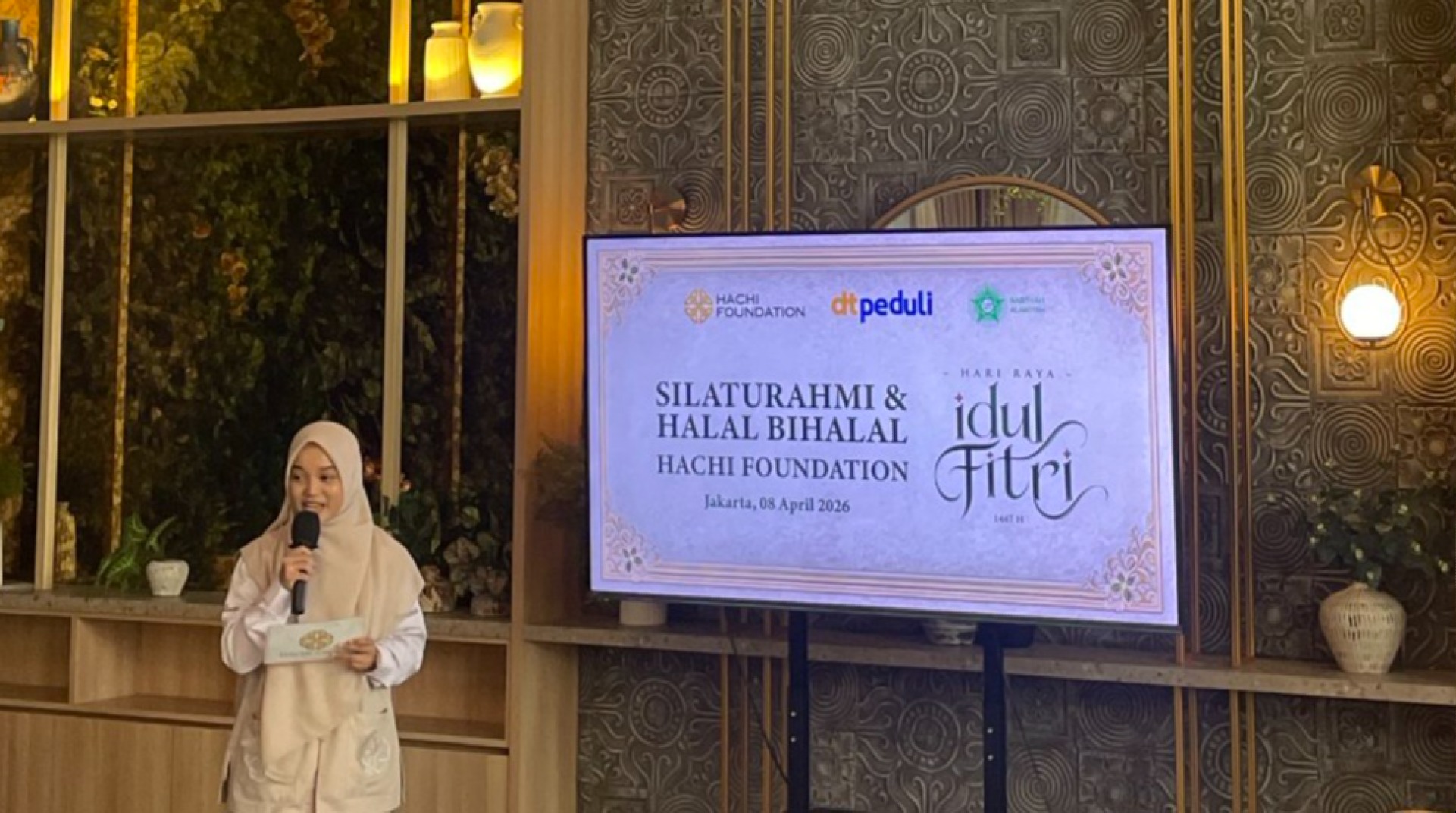 Hachi Foundation dan DT Peduli Jakarta Gelar Silaturahmi dan Halalbihalal di Hachi Garden Ampera 