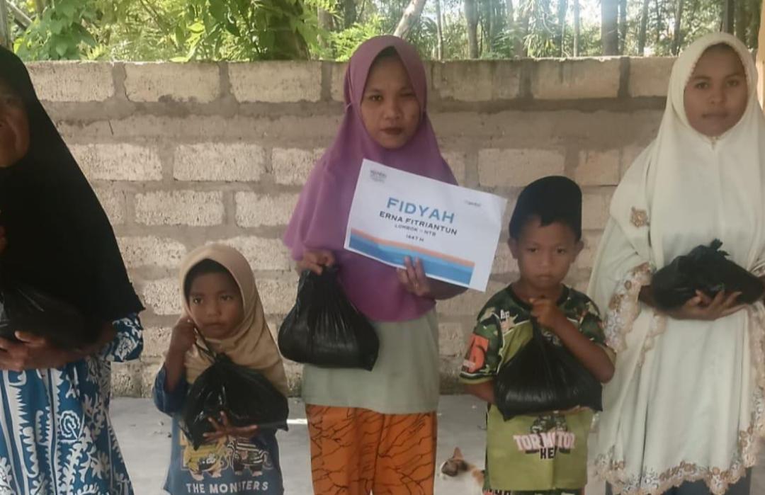 DT Peduli NTB Salurkan Fidyah Bagi Penyintas Gempa NTT