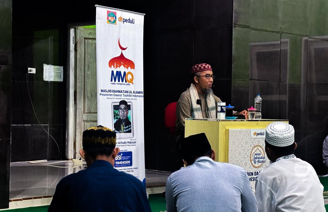 Ikhtiar Tingkatkan Cinta pada Al-Qur’an, DT Peduli Metro Gelar Majelis Manajemen Qolbu di Tegineneng 