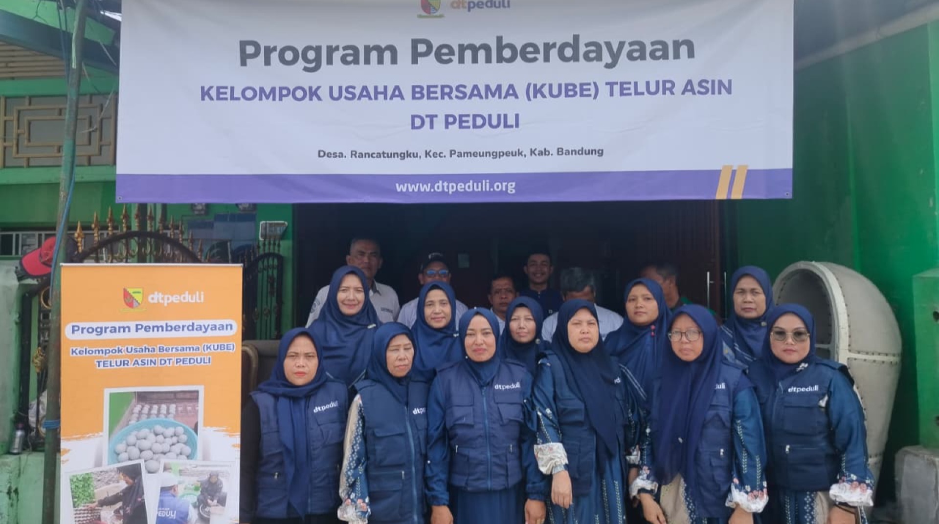 DT Peduli Bandung Launching KUBE Telur Asin di Desa Rancatungku, Dorong Kemandirian Ekonomi Masyarakat