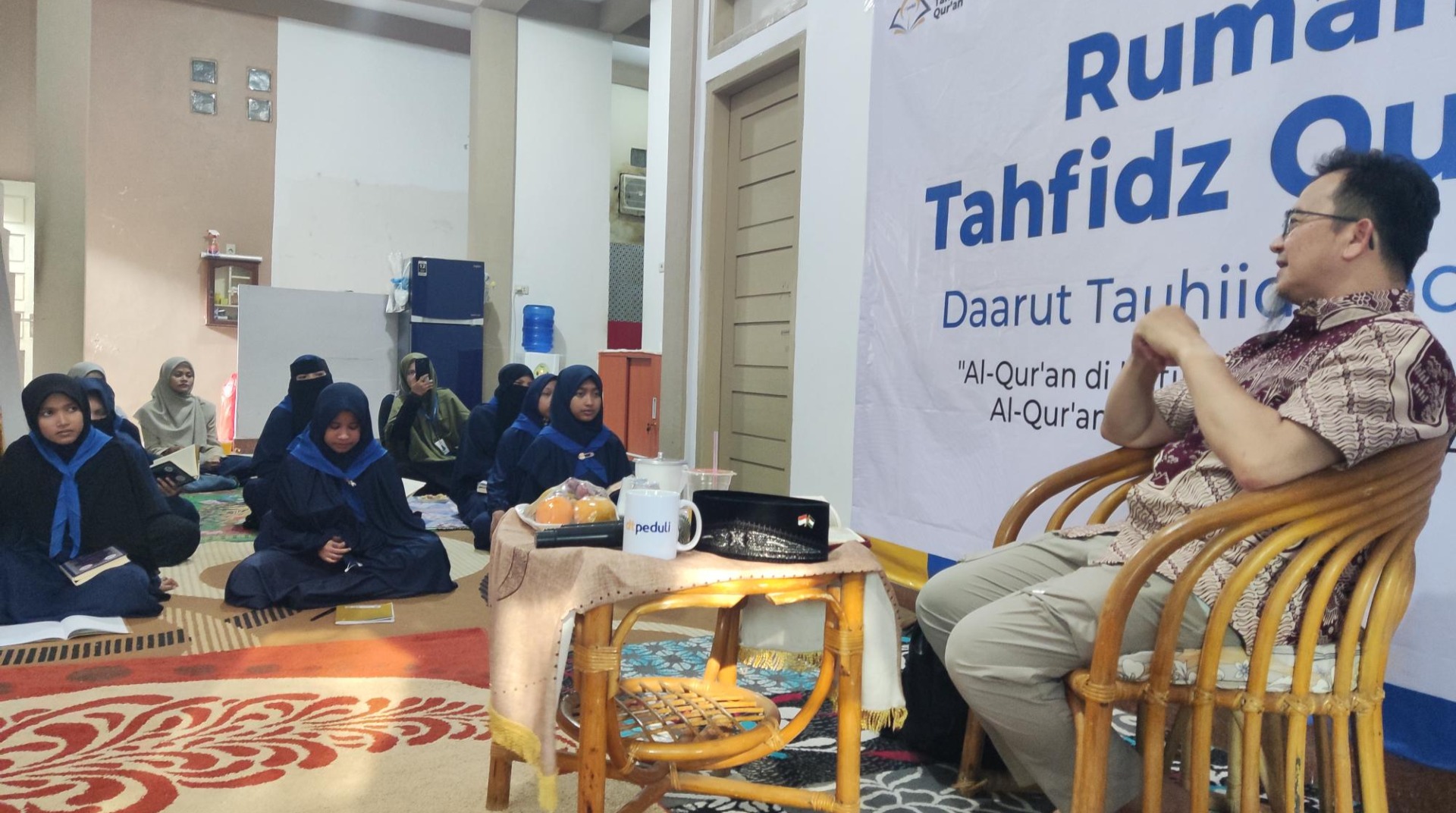 Santri Rumah Tahfidz Qur’an dan Tim DT Peduli Aceh Antusias Ikut Halaqah Bersama Ustaz Budi Faisal 